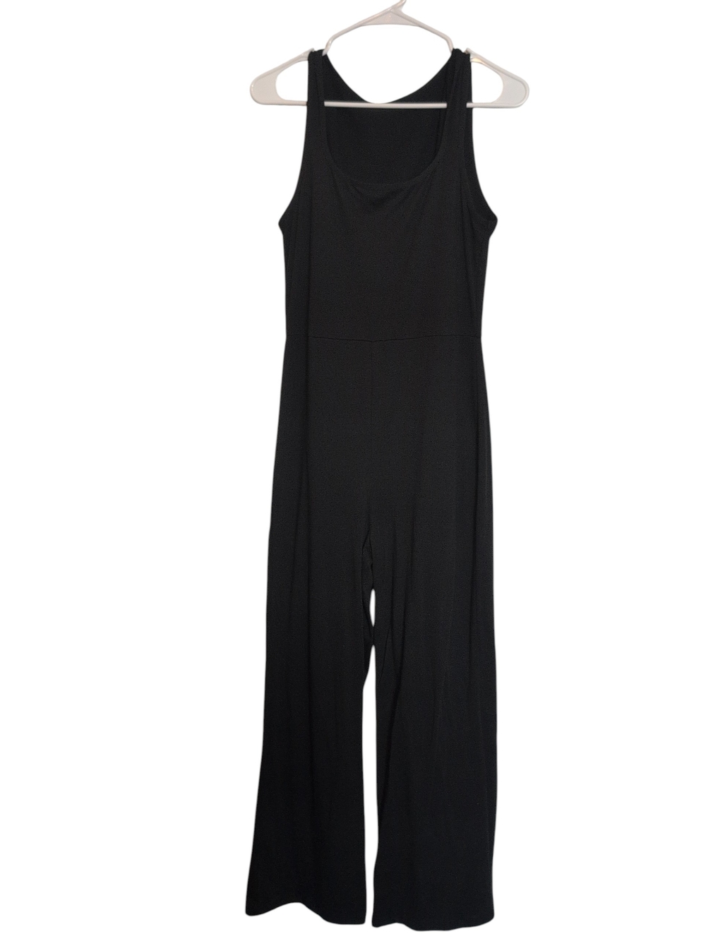 Source Unknown Black Sleeveless Wide-Leg Jumpsuit